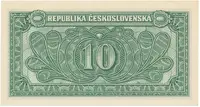 Československo, 10 Koruna 1950, série Aa - Zh (třípísmenková CHb), Hej.86b - fotografie 2