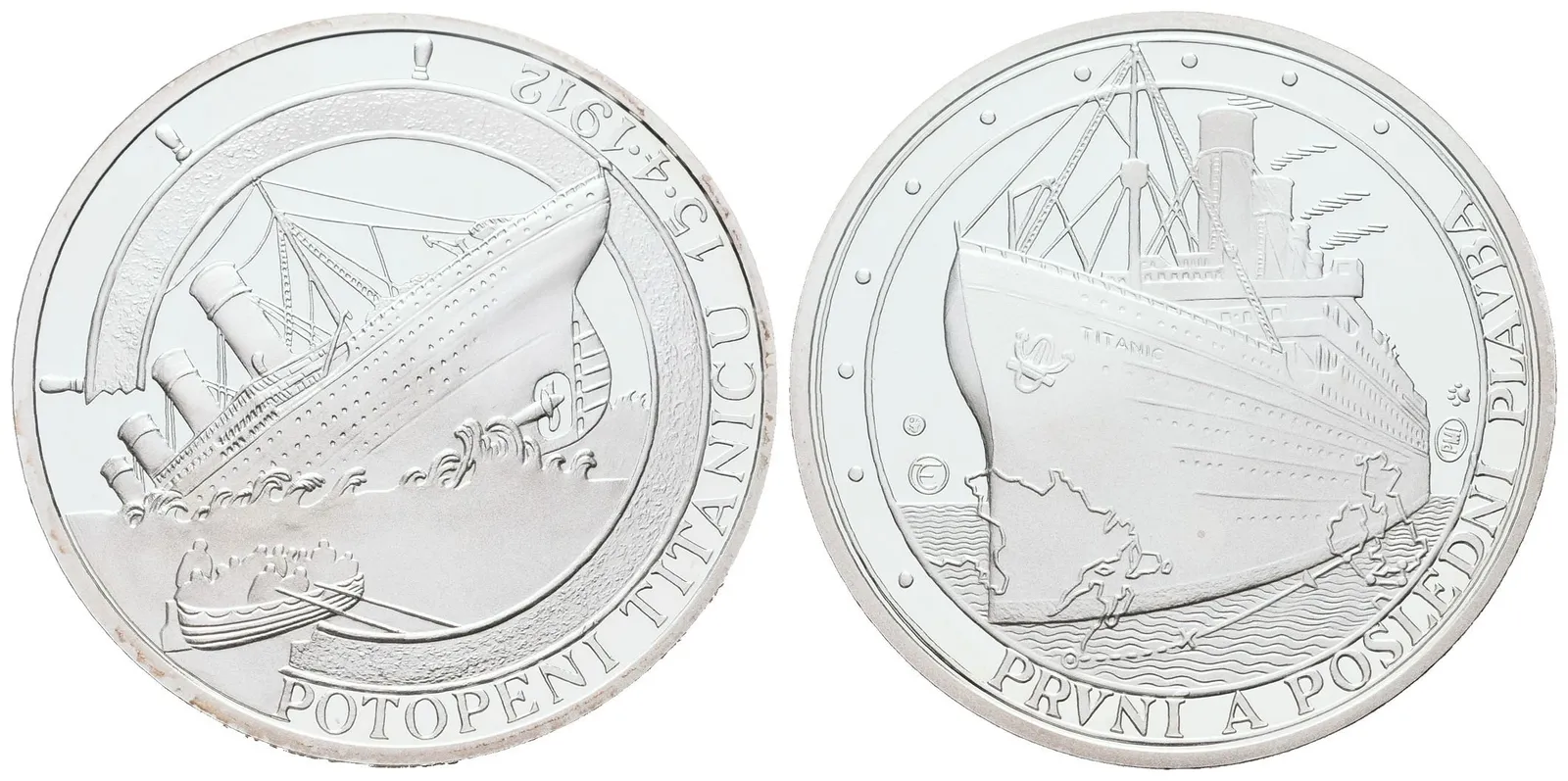 AR Medaile b.l. (2012) - Titanic - 100. výročí potopení
