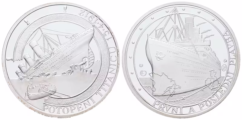 AR Medaile b.l. (2012) - Titanic - 100. výročí potopení