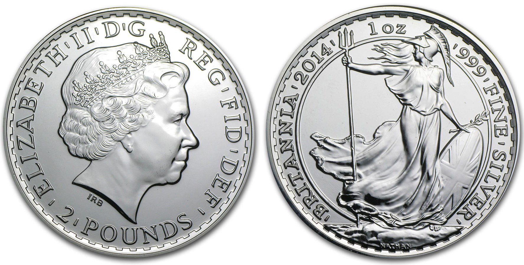 Velká Británie, 2 Pounds 2014 - Britannia