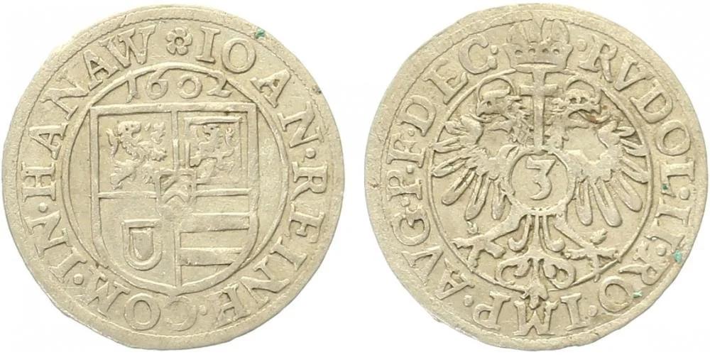 Hanau - Lichtenberg, Johann Reinhard, 1599 - 1625 — 1