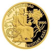 Sada dukátů 2018 - Jiří z Poděbrad a Johana z Rožmitálu - fotografie 2