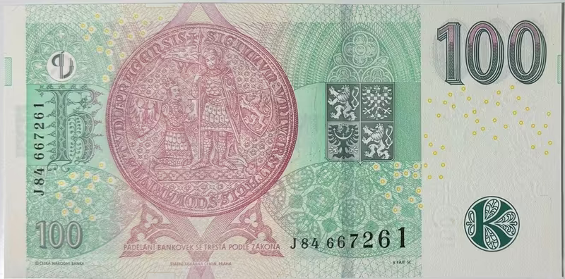 Česká republika, 100 Koruna 2018, série J, Hej.CZ31aJ
