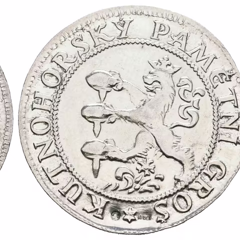 AR Žeton b.l. - Kutnohorský pamětní groš. Ag 0,987, 27 mm (3,98 g)