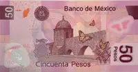 Mexiko, 50 Pesos 2004-2008, plastová, P.122a-f - fotografie 2