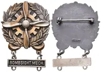USA, Stříbrný Odznak leteckého mechanika - fotografie 2