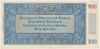 100 Koruna 1940, II. vydání, série Gb, SPECIMEN, Hej.33b2.S1 - fotografie 2