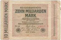 Německo, 10 Milliarden Mark 1923, Ro.114a