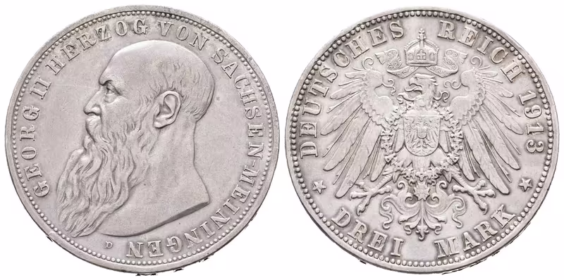 Meiningen, 3 Marka 1913
