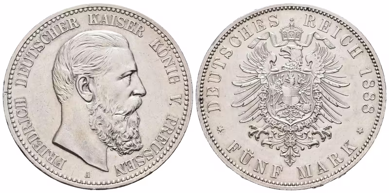 Prusko, 5 Marka 1888