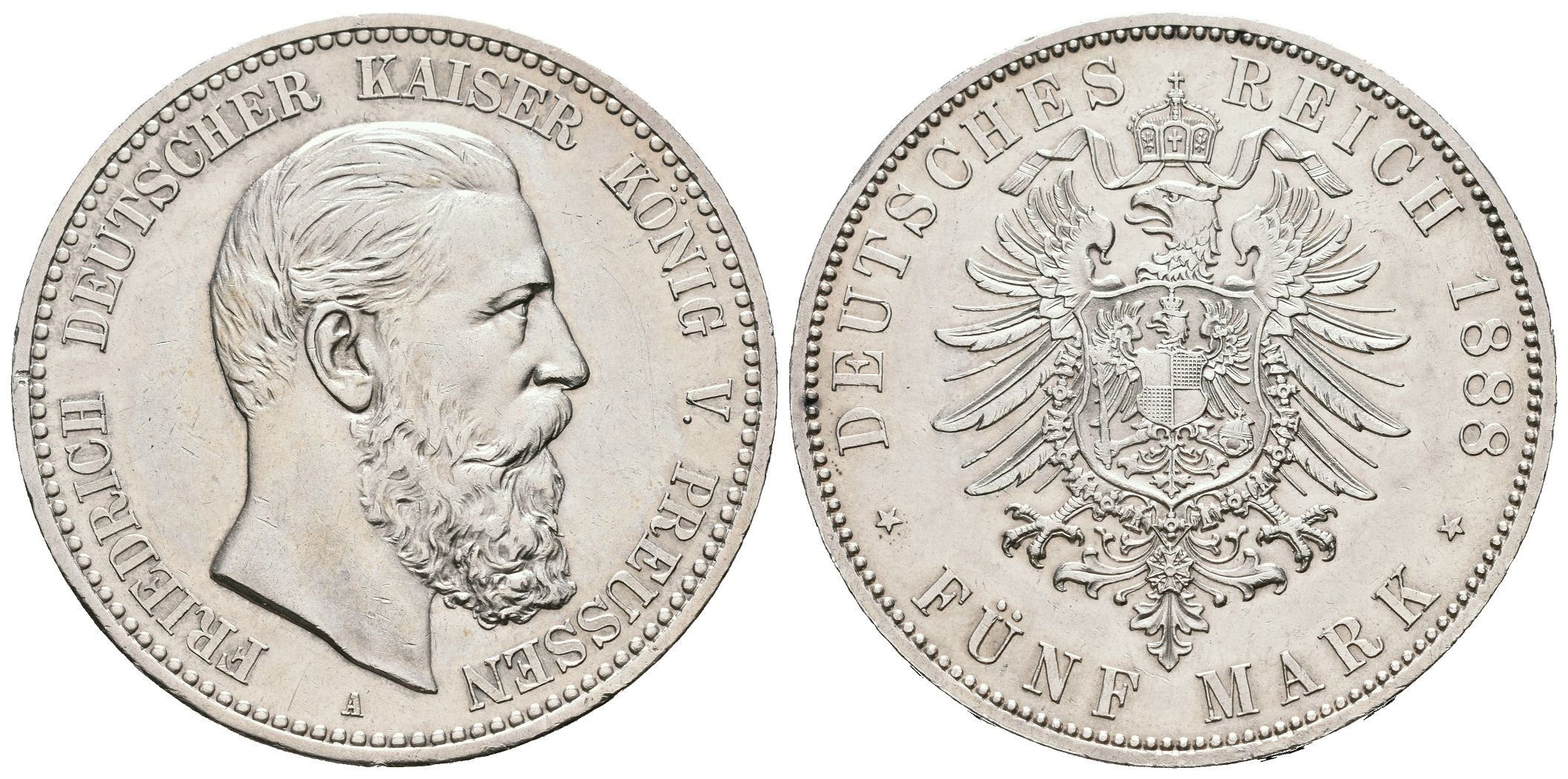 Prusko, 5 Marka 1888