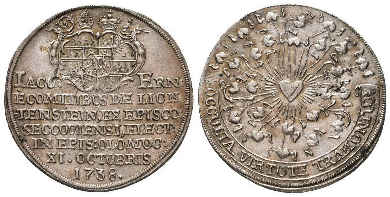 Olomouc - biskupství, Jakub Arnošt Liechtenstein, 1738 - 1745 — 1