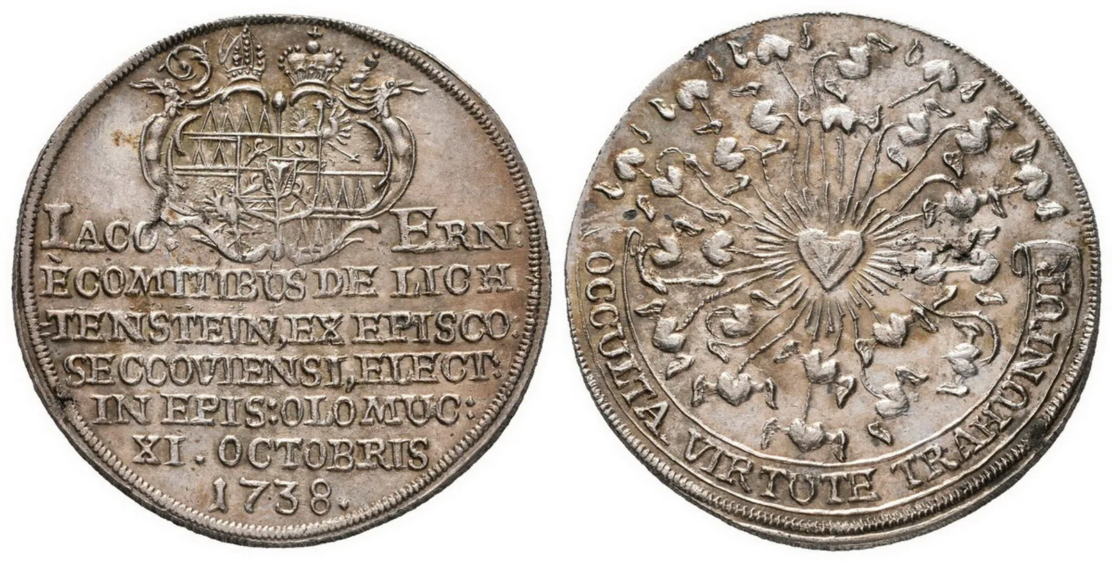 Olomouc - biskupství, Jakub Arnošt Liechtenstein, 1738 - 1745 — 1