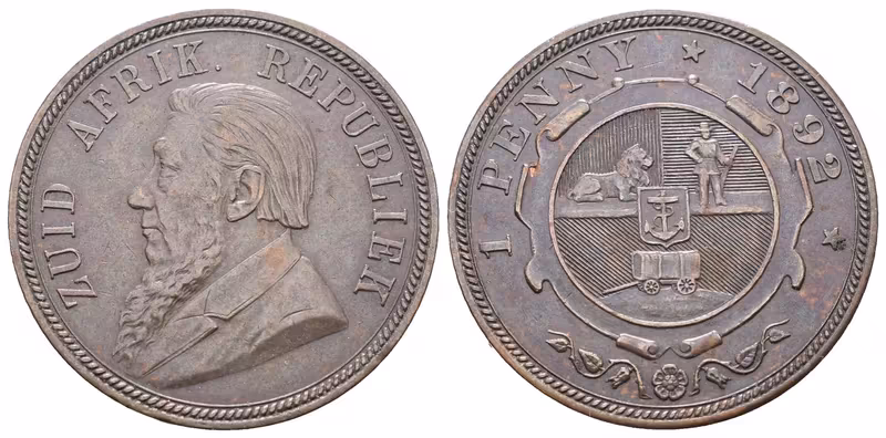 JAR, 1 Pence 1892