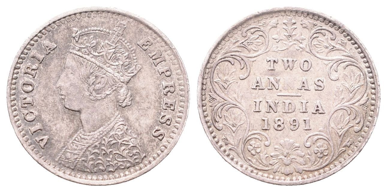 Indie, 2 Anna 1891