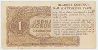 Československo, 1 Koruna 1953, Hladová koruna - politická propaganda, Hej.89.HK