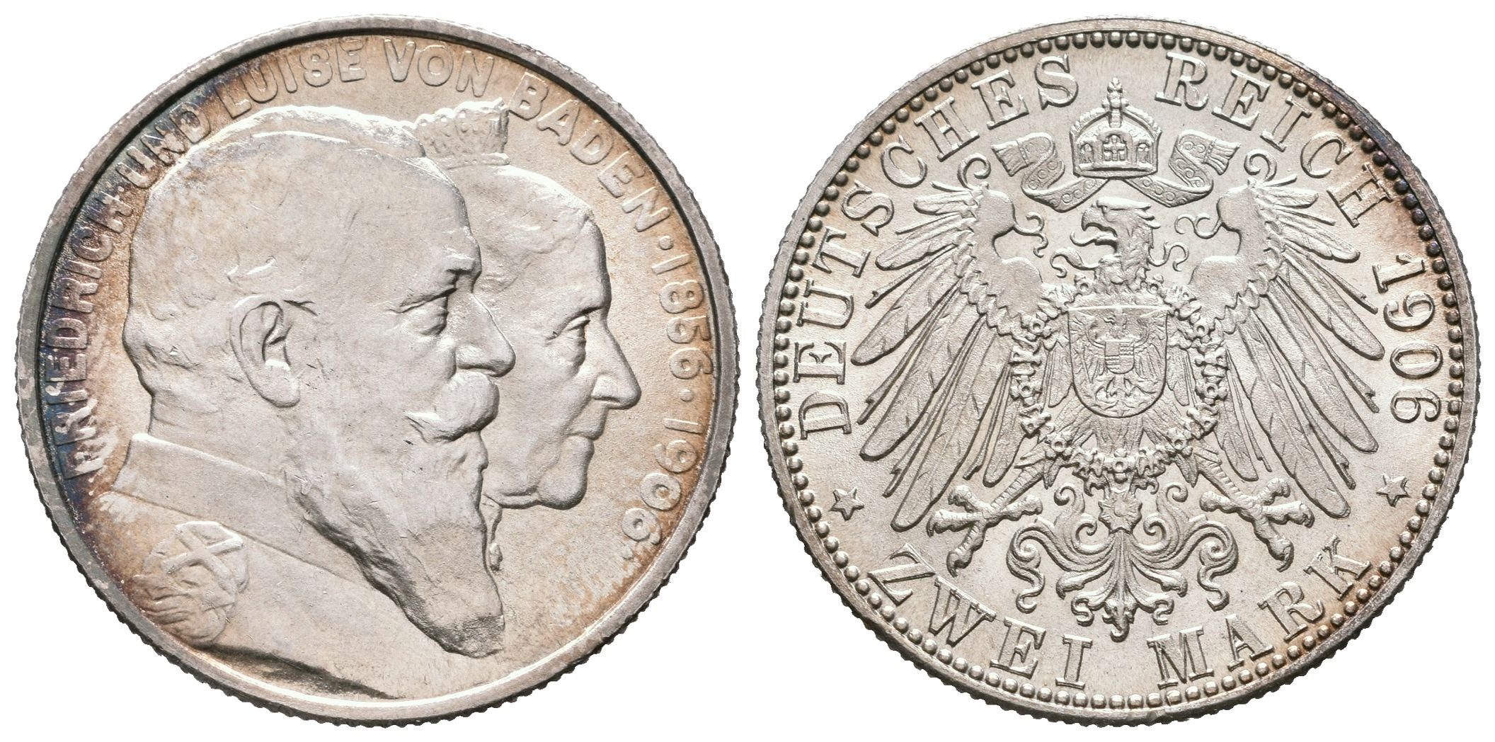 Baden, 2 Marka 1906 - Pamětní