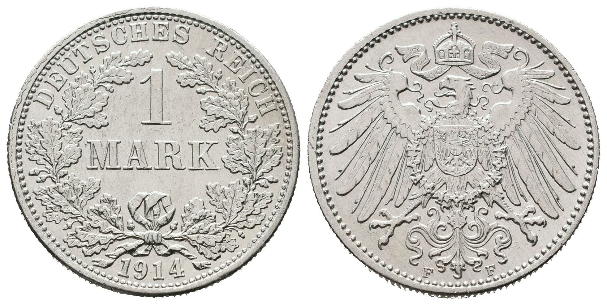 Německé císařství, 1 Marka 1914 F