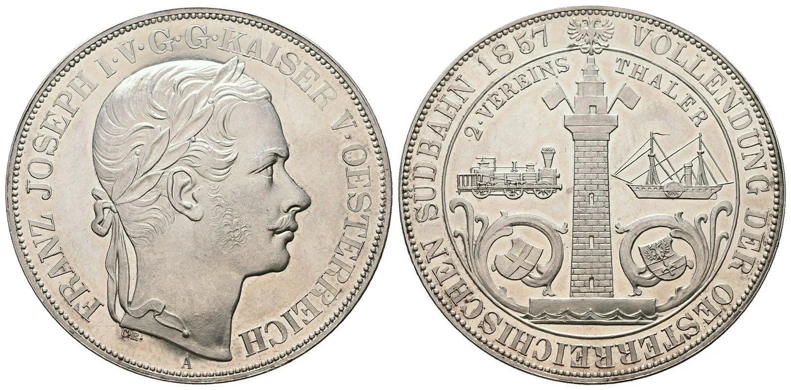Rakouská a spolková měna, 1857 - 1892 — 1