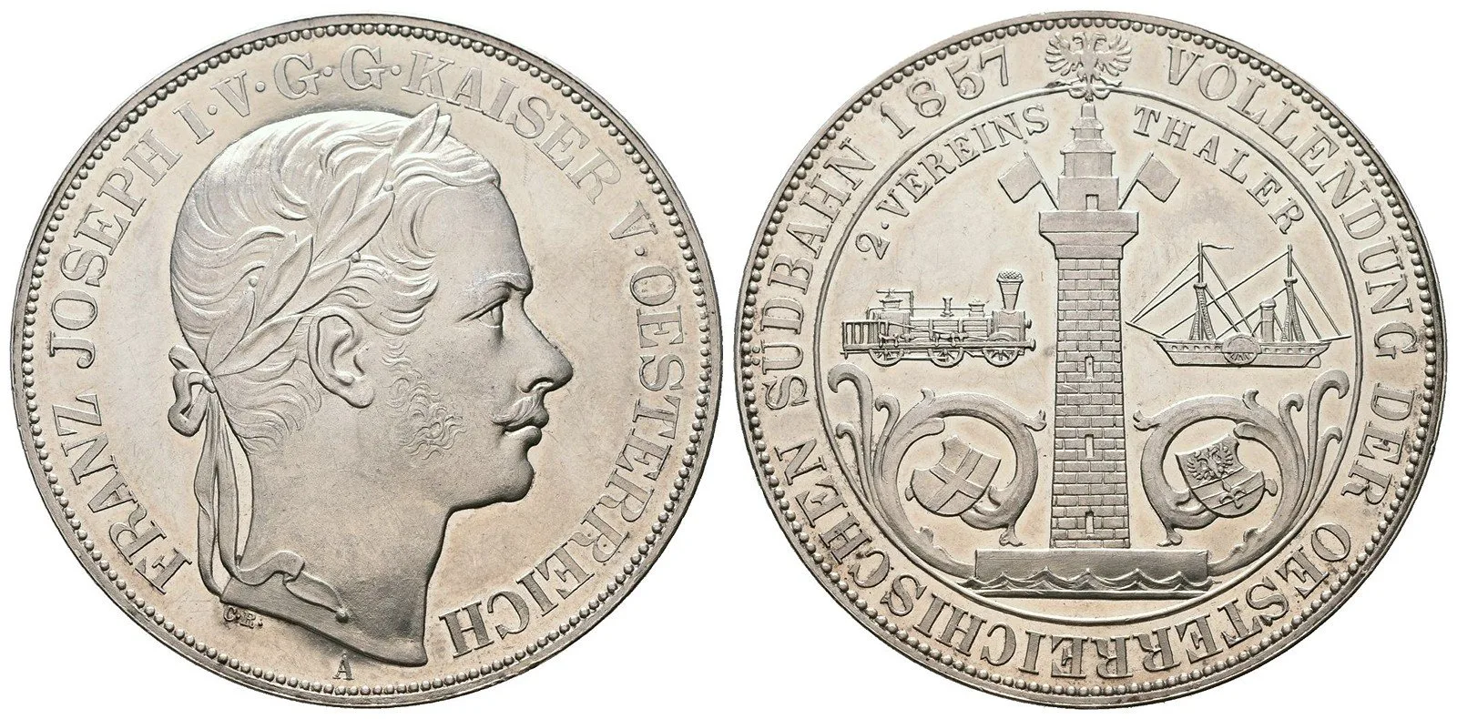 Rakouská a spolková měna, 1857 - 1892 — 1