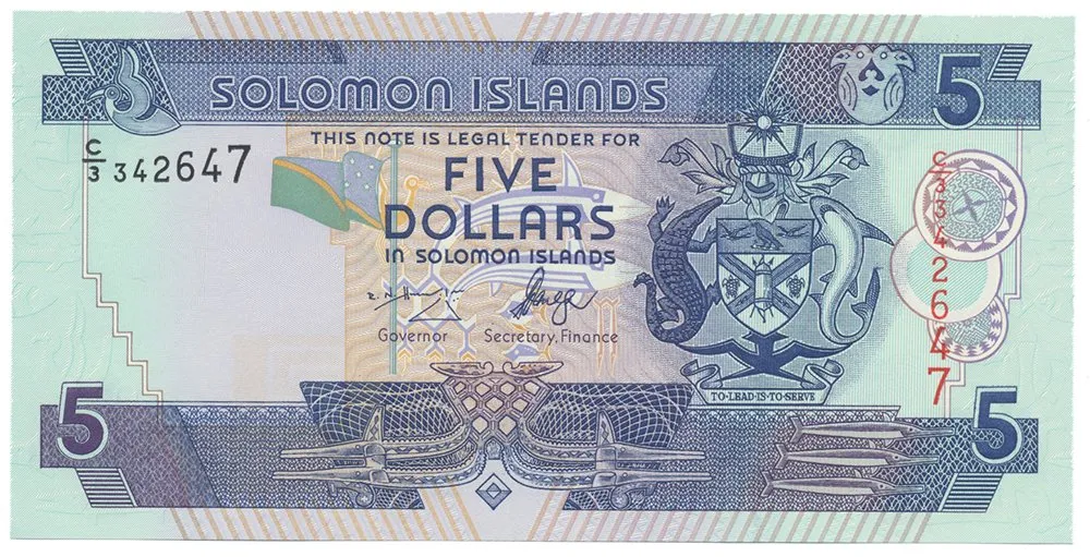 Šalamounovy ostrovy, 5 Dollars (2006), P.26