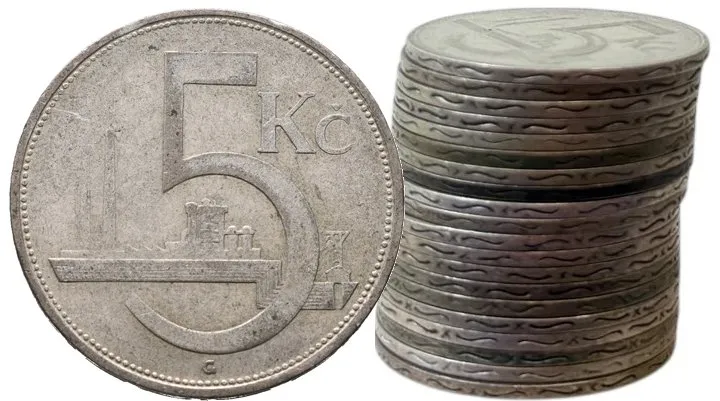 Soubor mincí 5 Koruna 1928 - 1929