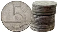 Soubor mincí 5 Koruna 1928 - 1929