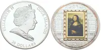 Cook Islands, 20 Dollars 2009 - Mona Lisa
