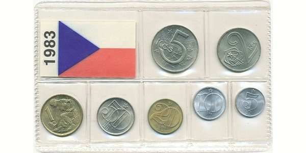 Ročníková sada mincí 1983