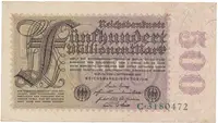 Německo, 500 Millionen Mark 1923, Ro.109a