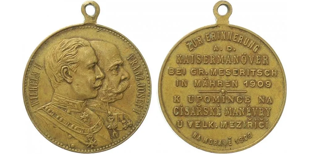 František Josef I., medaile vojenských manévrů — 1