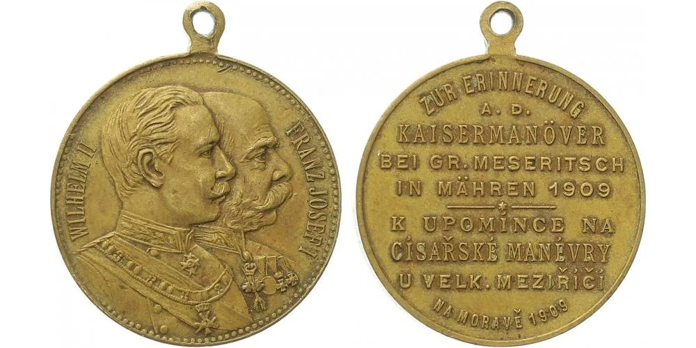 František Josef I., medaile vojenských manévrů — 1