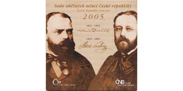 Ročníková sada mincí 2005 - Dvořák, Smetana