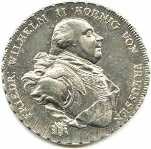 Prusko, Friedrich Wilhelm II., 1786 - 1797 — 1