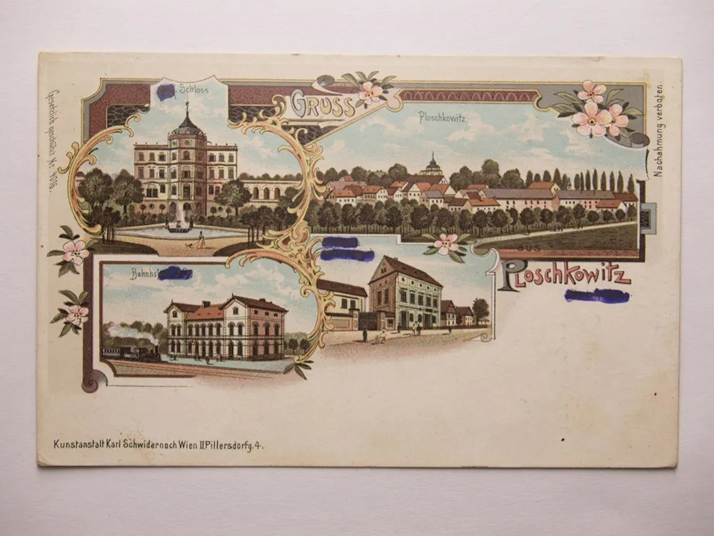Severní Čechy,  Ploskovice, Ploschkowitz, okr. Litoměřice — 1