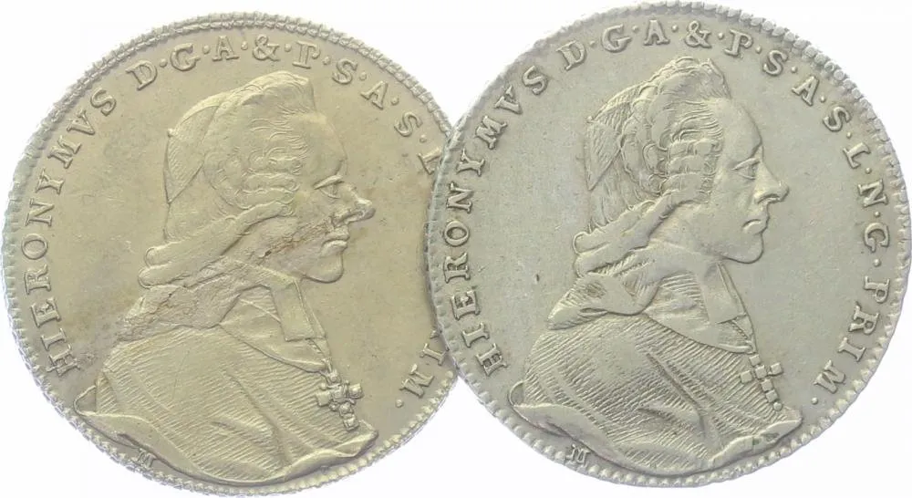 Salzburg - arcibiskupství, Hyeronymus Colloredo, 1772 - 1803 — 1
