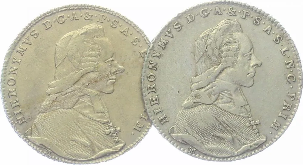 Salzburg - arcibiskupství, Hyeronymus Colloredo, 1772 - 1803 — 1