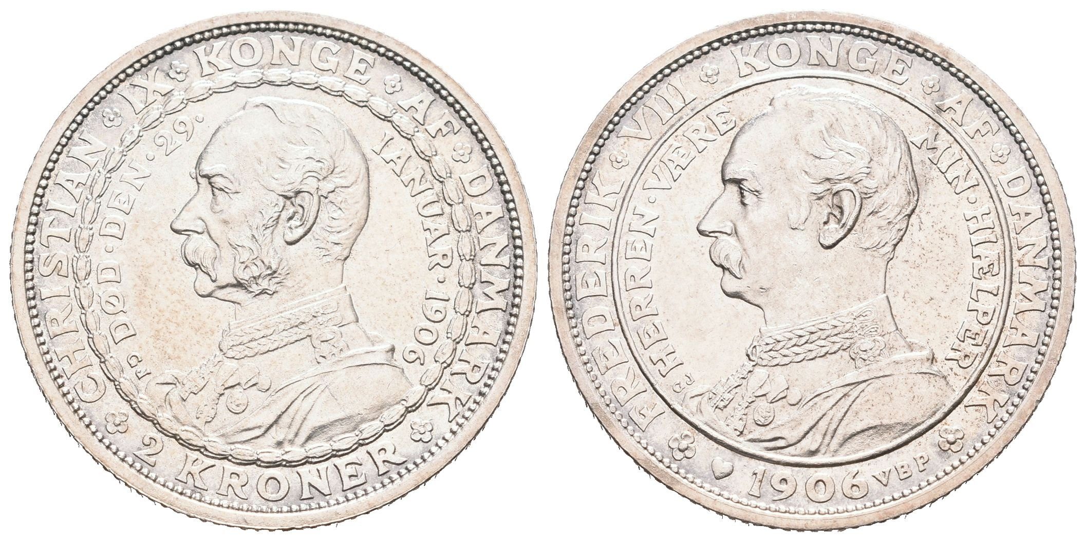 Dánsko, 2 Koruna 1906