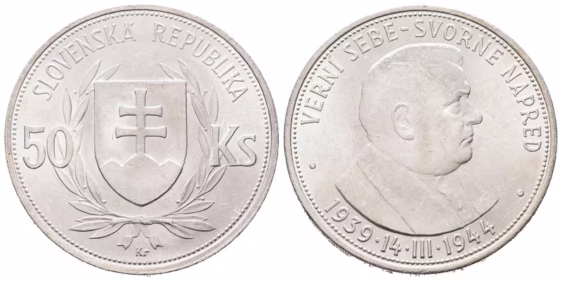 50 Koruna 1944 - Jozef Tiso