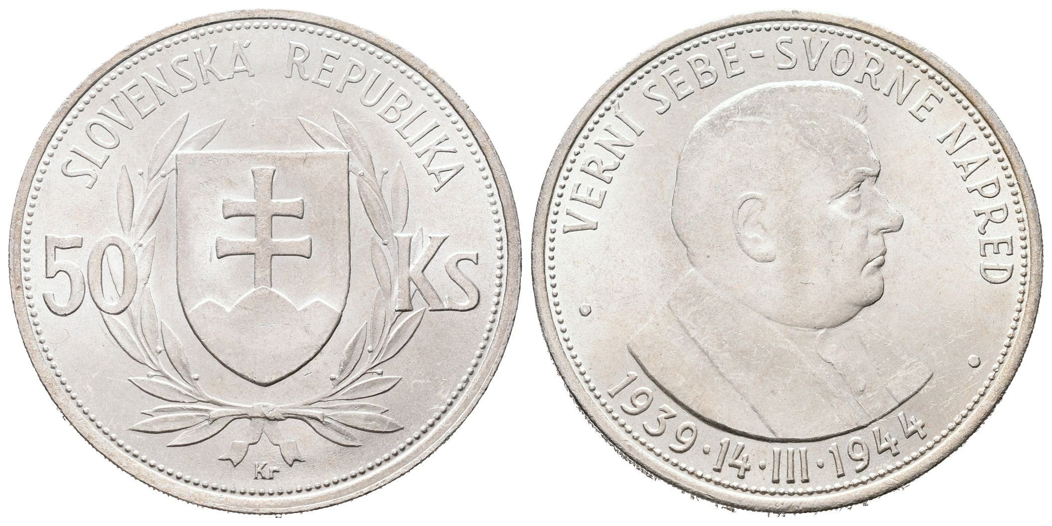 50 Koruna 1944 - Jozef Tiso