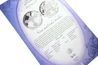 Stříbrná investiční medaile - Nová královská hrobka - Ag 24,5 g - 999/1000 + Certifikát - fotografie 2