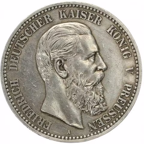 Prusko, Friedrich III., 1888