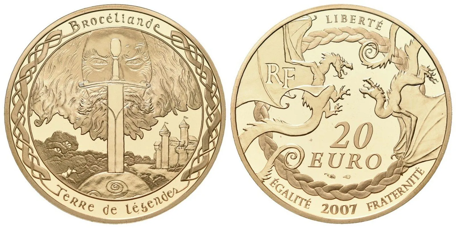 Francie, 20 Euro 2007 - Brocéliande