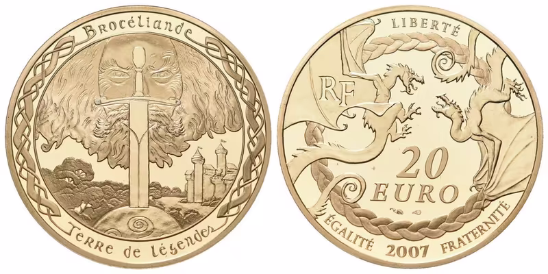 Francie, 20 Euro 2007 - Brocéliande