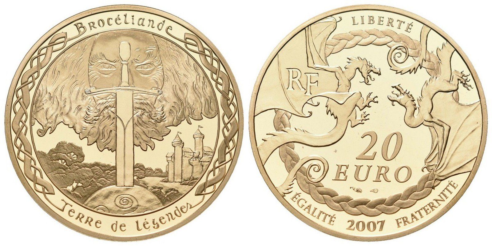 Francie, 20 Euro 2007 - Brocéliande