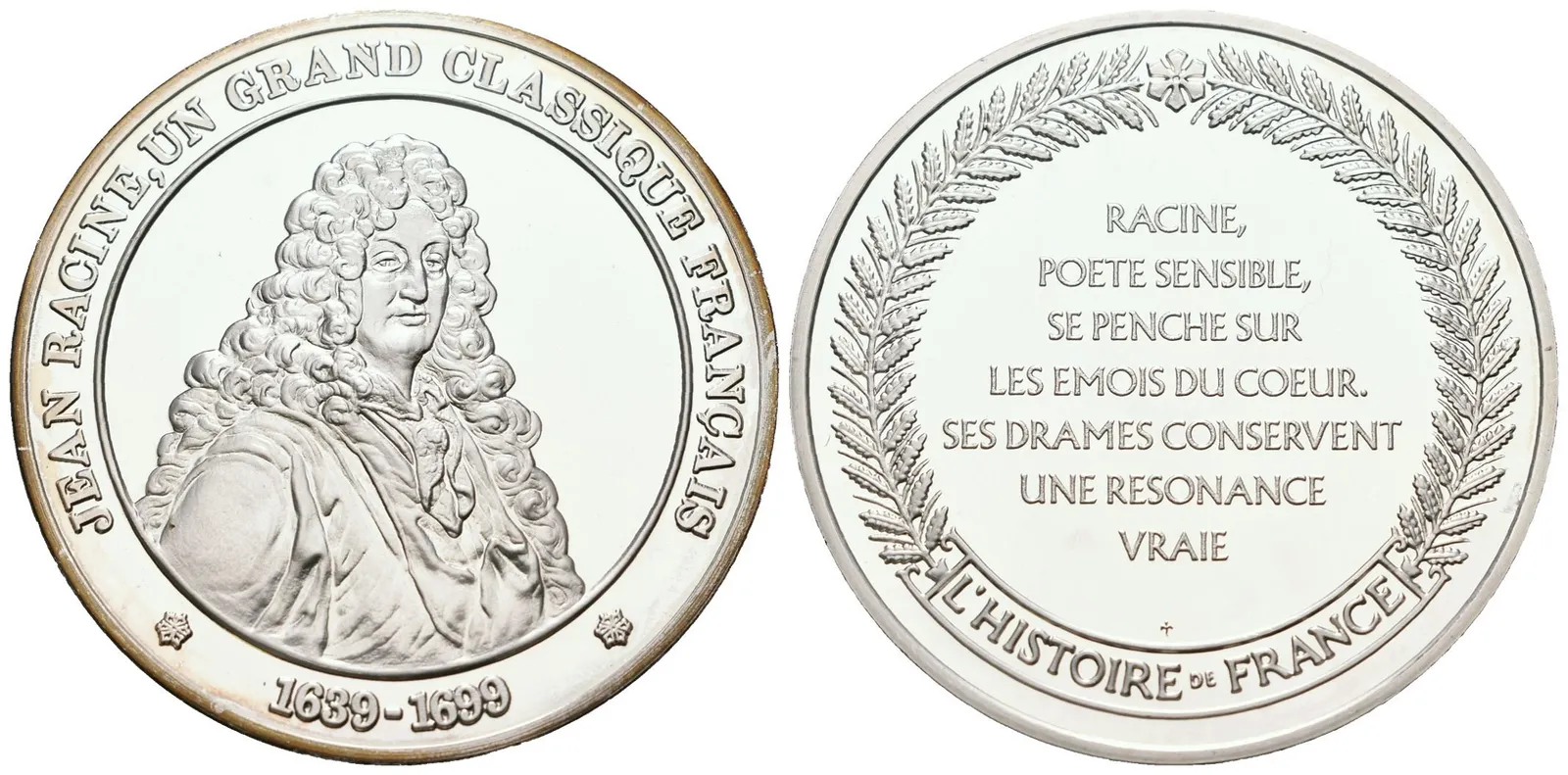 Francie - AR Medaile b.l. - Jean Racine