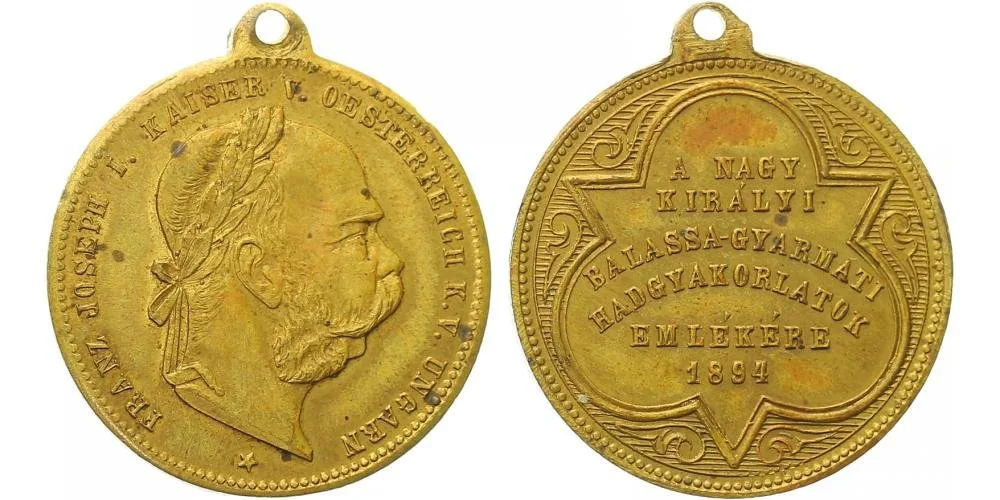 František Josef I., medaile vojenských manévrů — 1