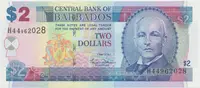 Barbados, 2 Dollars 2007, P.66a