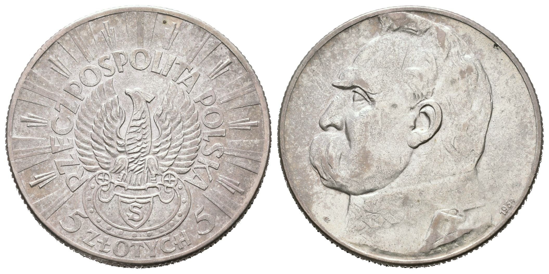 Polsko, 5 Zlotých 1934 - Střelecký pluk
