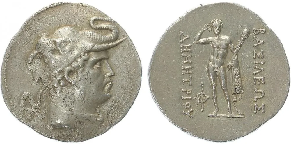 Baktria, Demetrios, 205 - 171 př. Kr. — 1